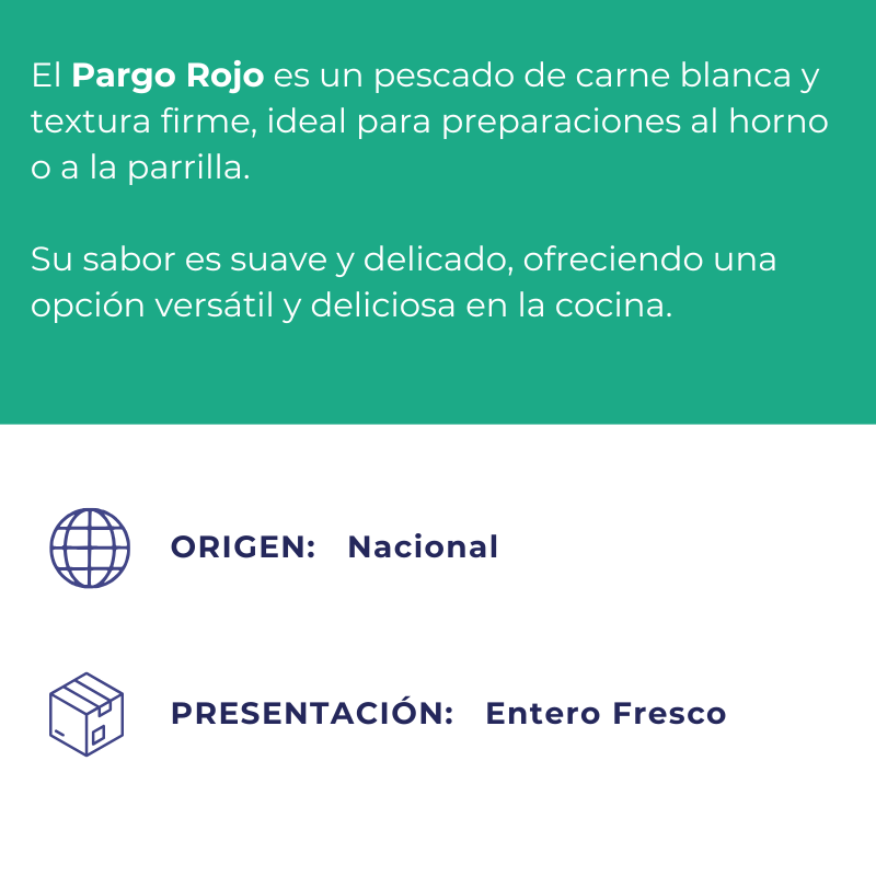 Pargo Rojo Entero