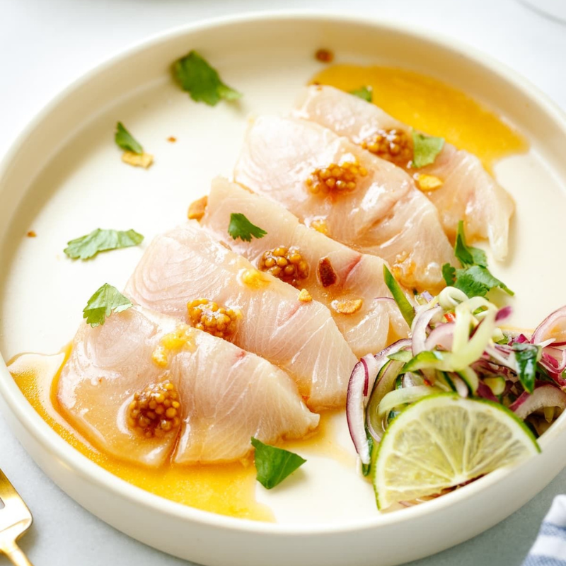 Receta de Hamachi Japones